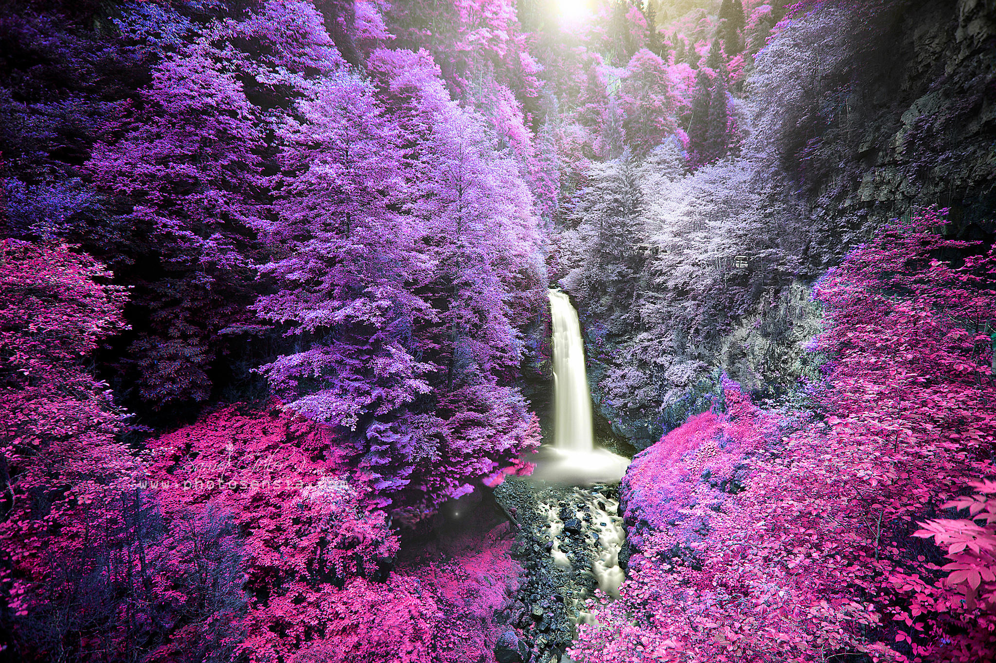 Waterfalls in my dream..IR