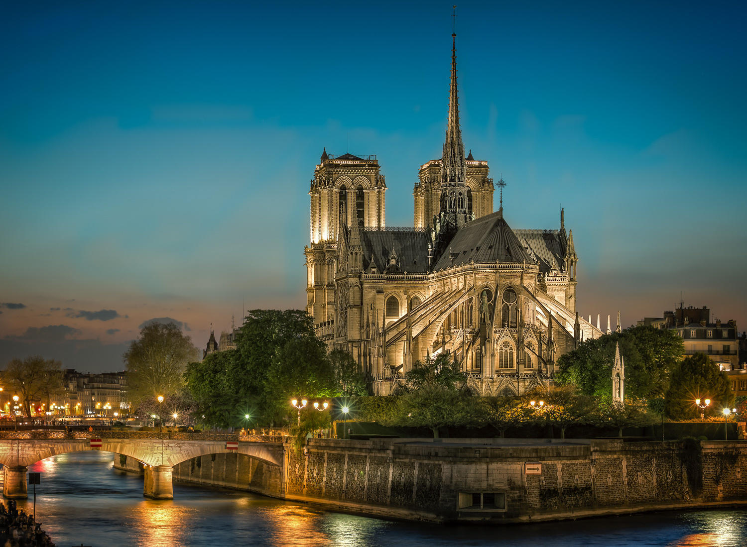 Notre Dame at dawn