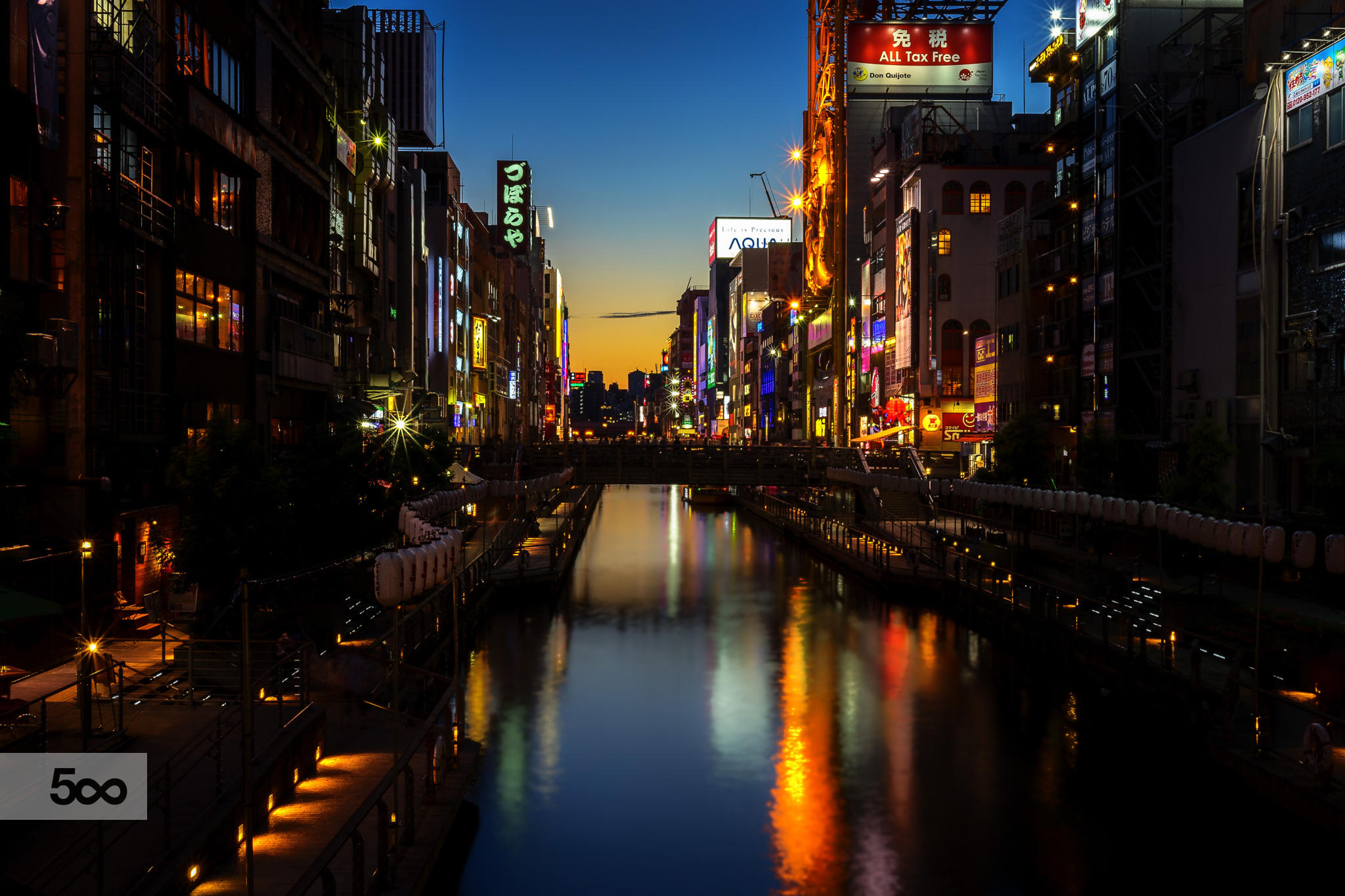 Osaka Blue Hour