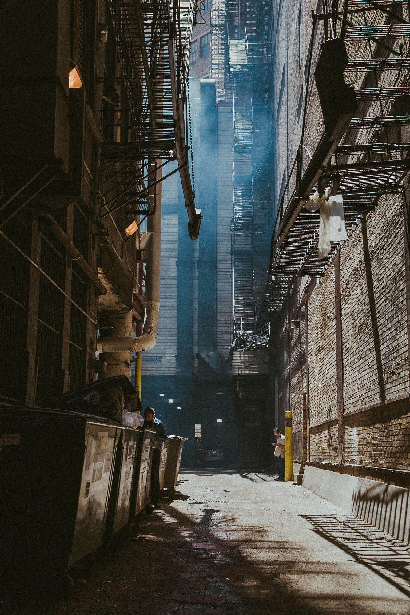 Alley mood.