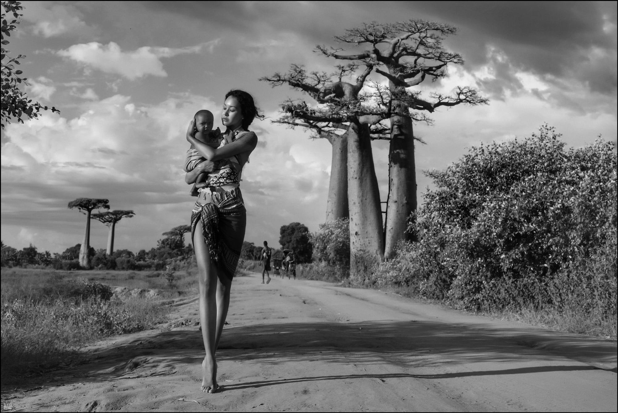 Walking on the Baobab avenue