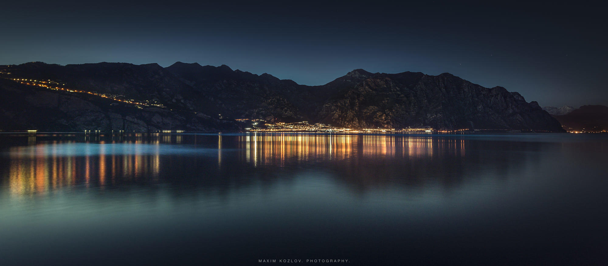 Lago di Garda. Sunset.