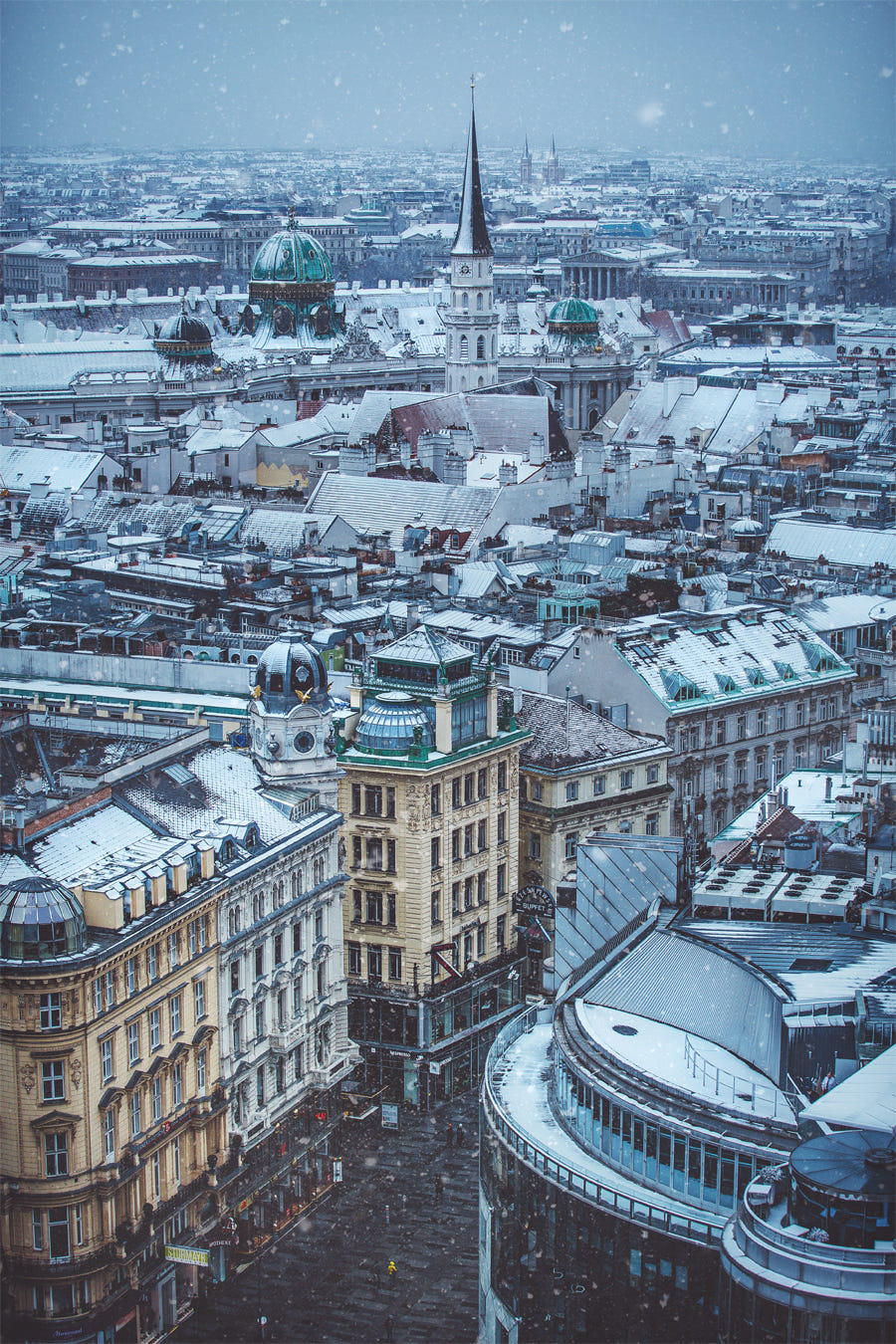 Snowy Vienna.