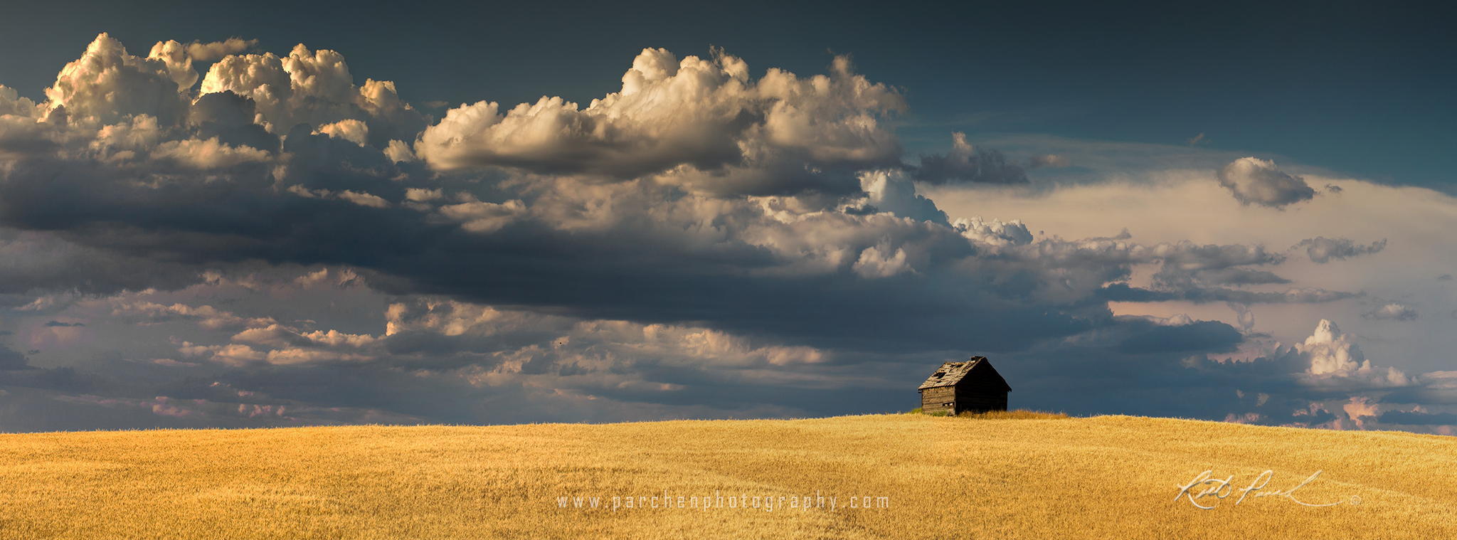 Big Field, Little Barn (Click for Pano)
