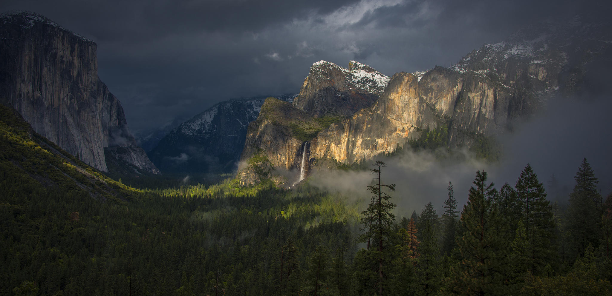 Spring Storm At Yosemite