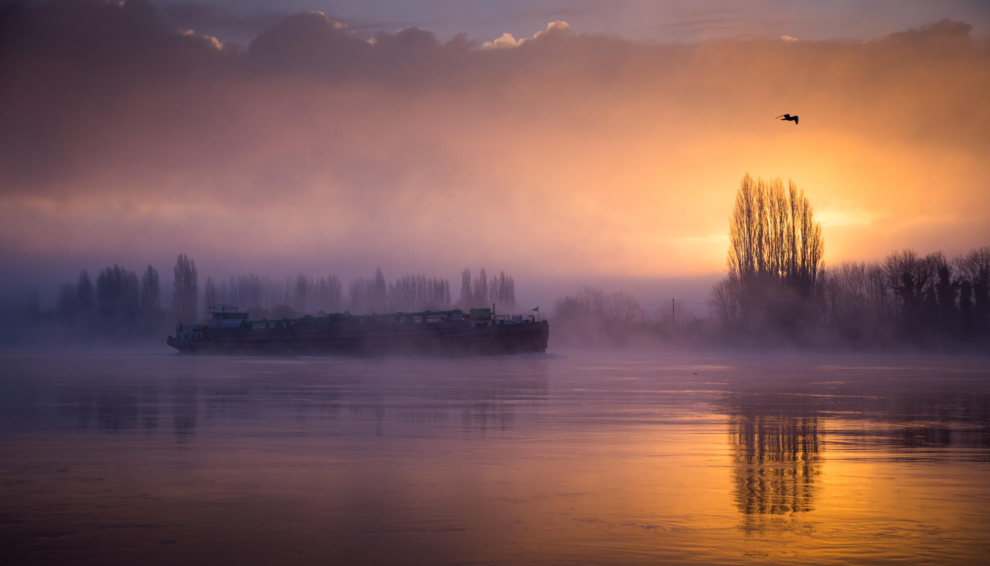 Seine sunrise