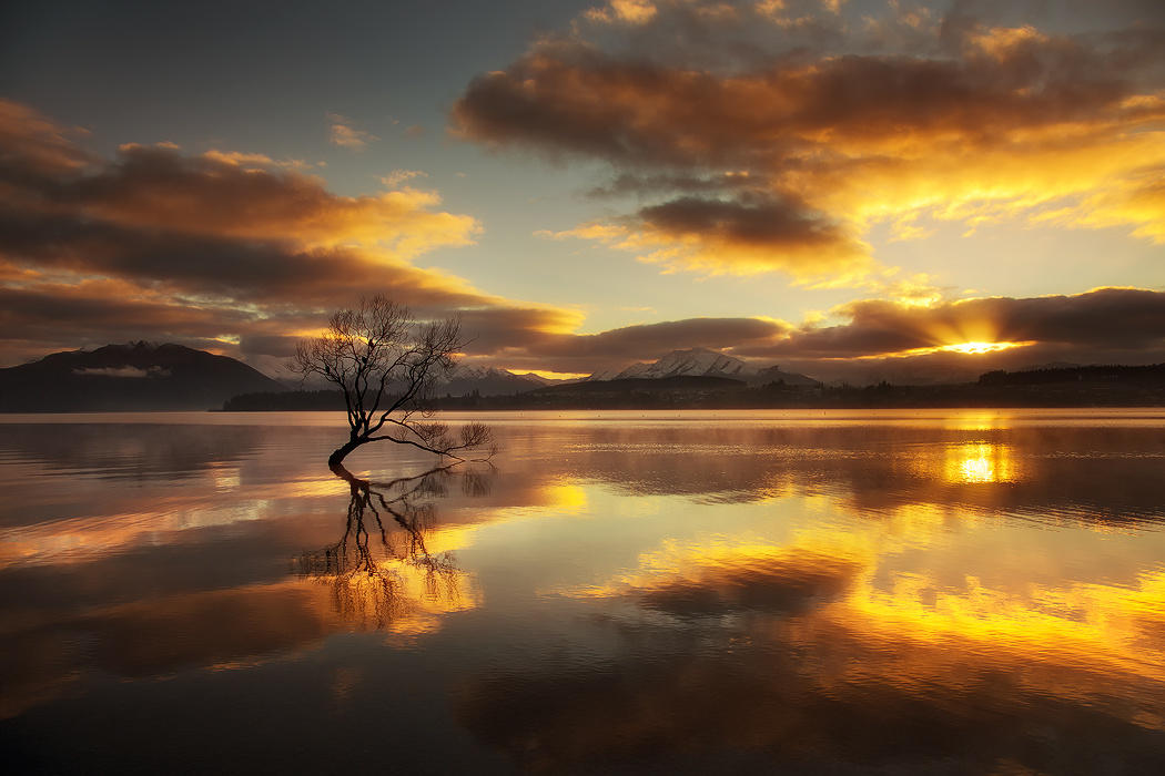 Sunrise At Wanaka.