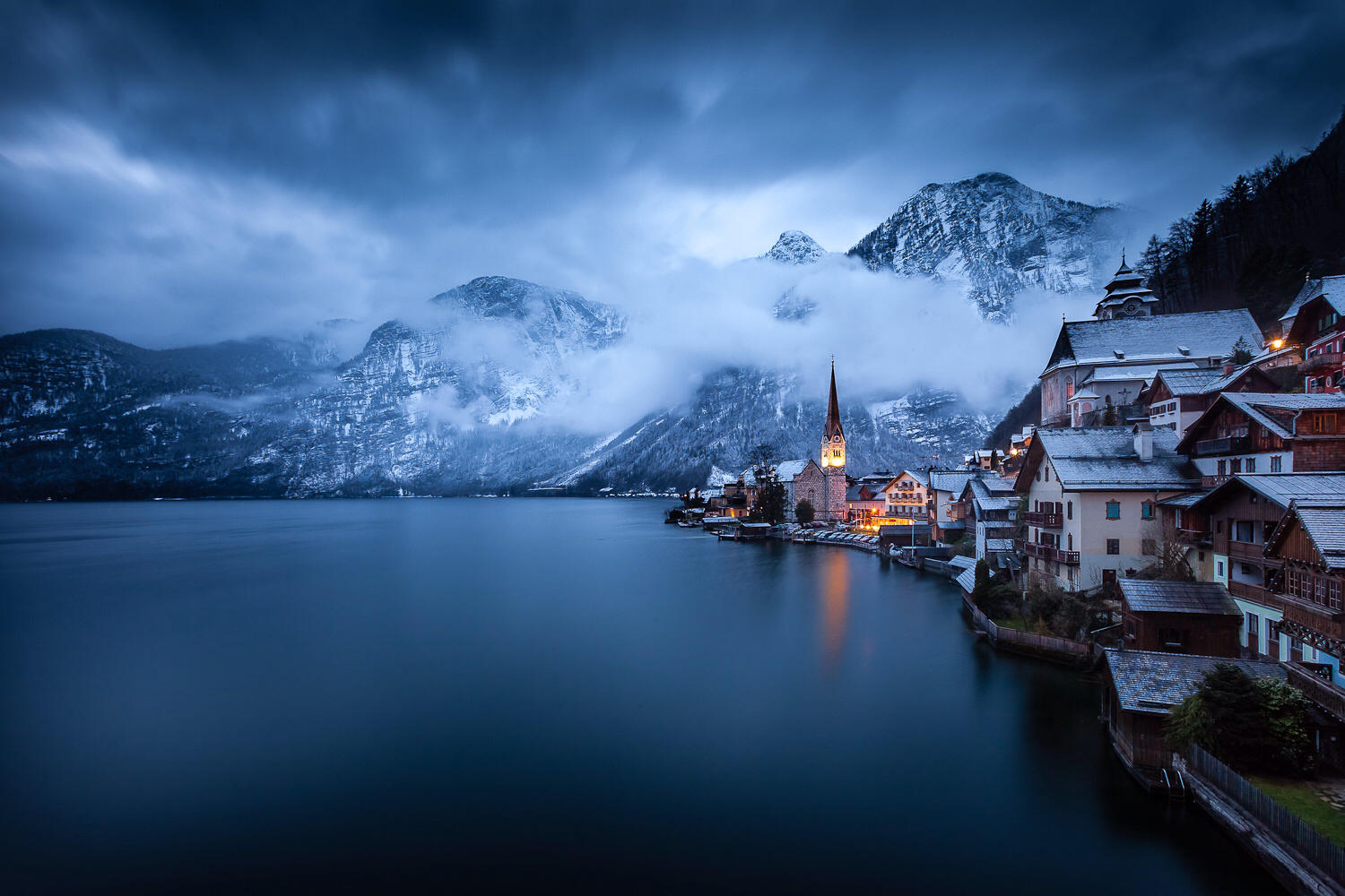 Blue Hour Hallstatt