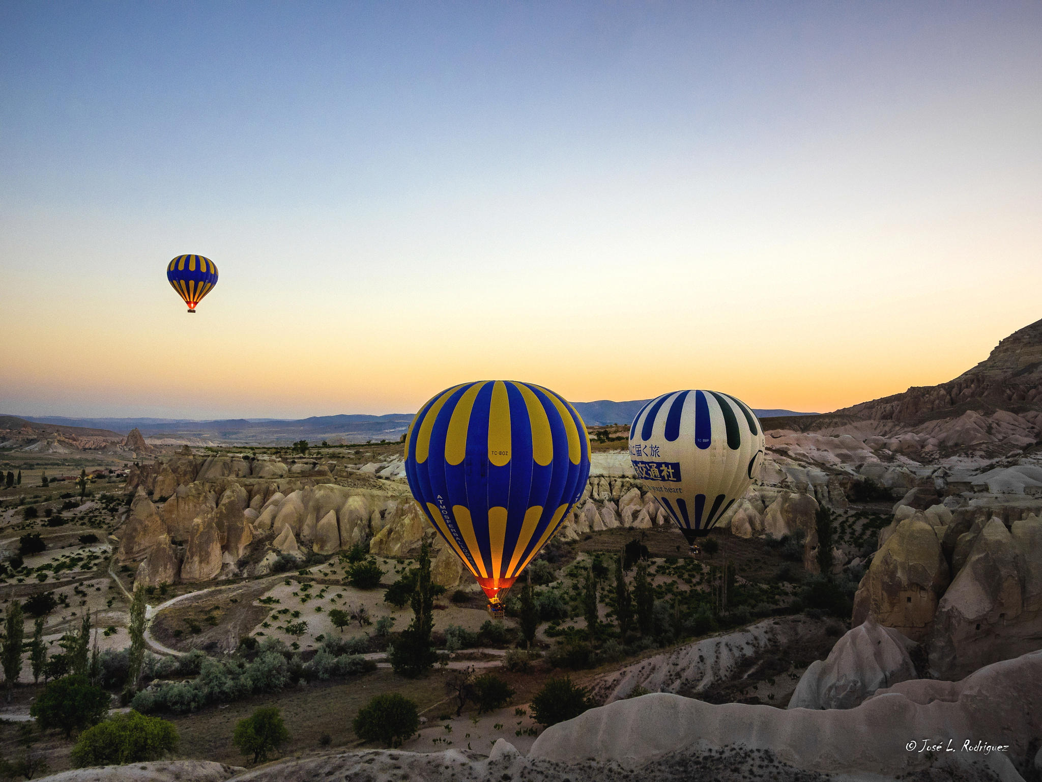 Amanecer en Capadocia.