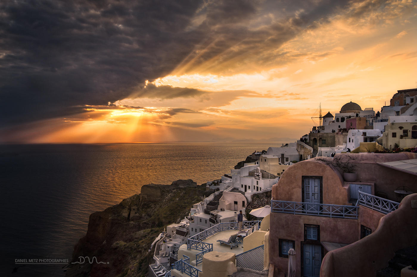 Glory on santorini