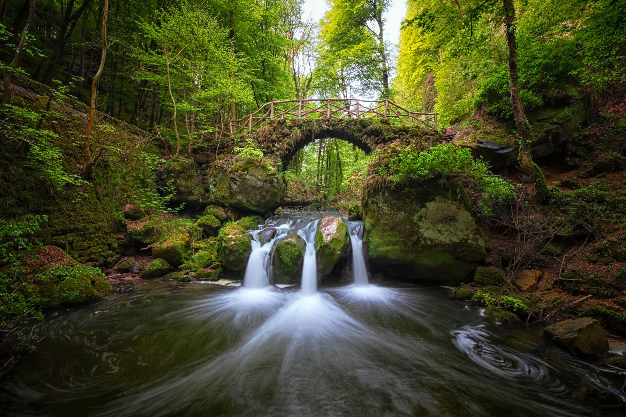 romantic waterfall