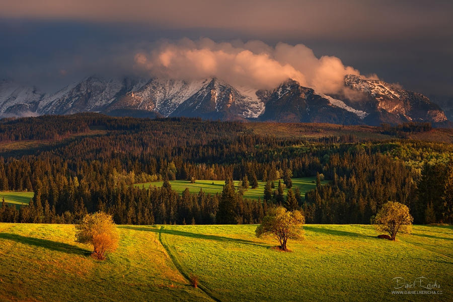 Evening at Pieniny