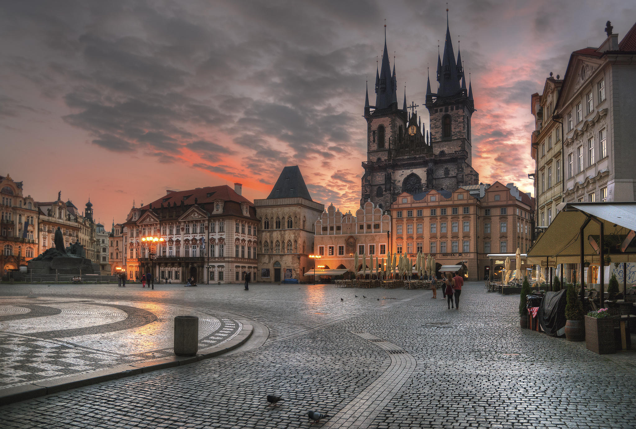 Прага просыпается