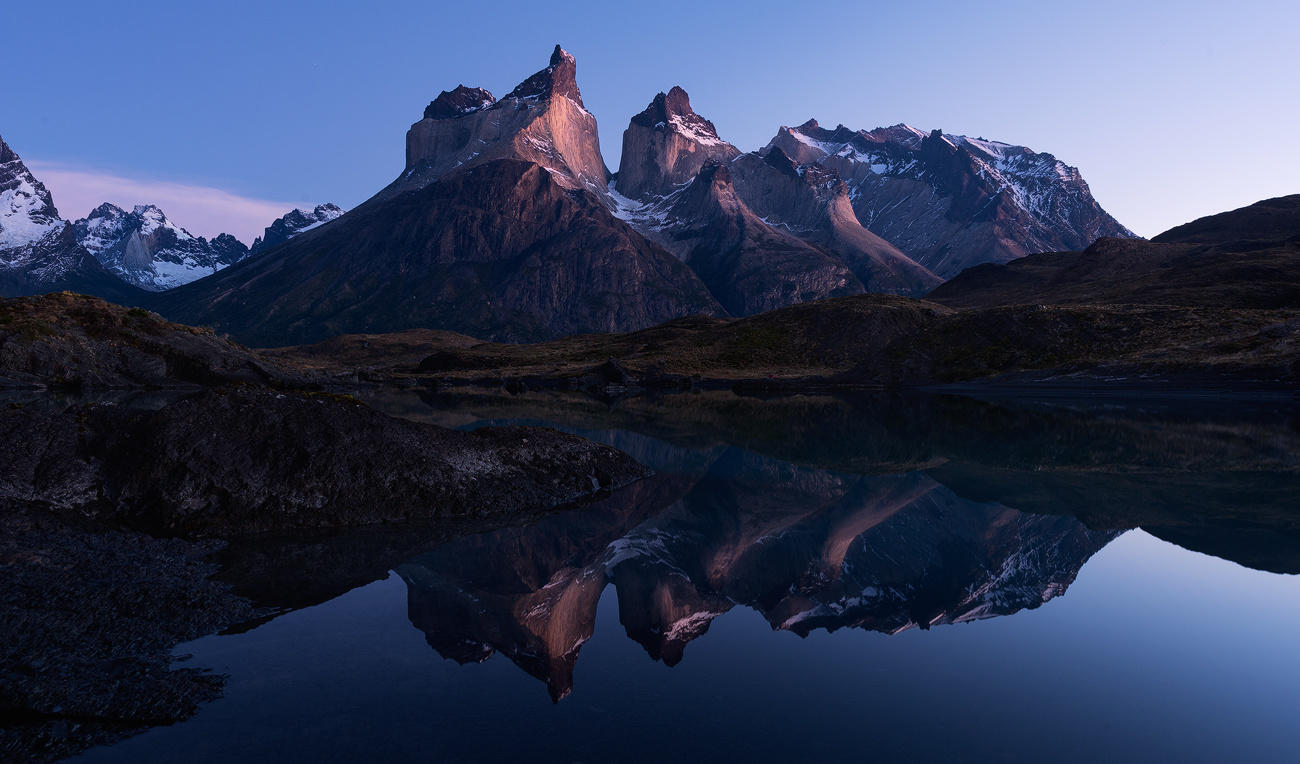 Twilight at Torres del Paine