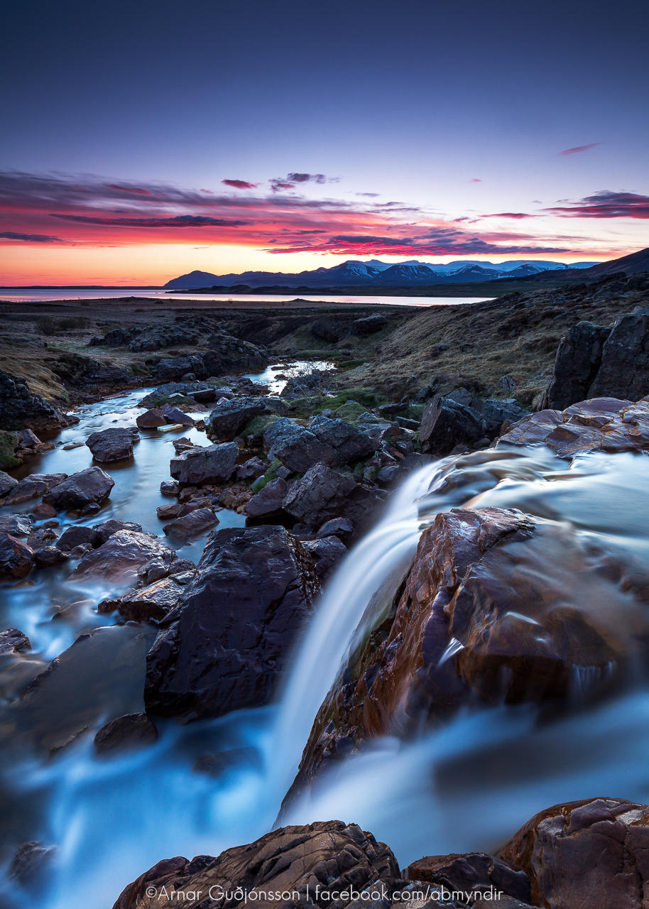 Sunset in Iceland