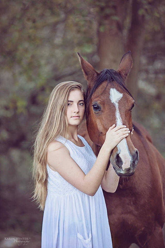 Girl and Pony