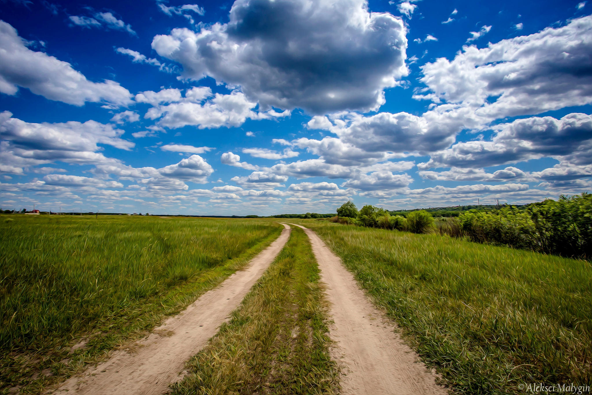 A road to the clouds...