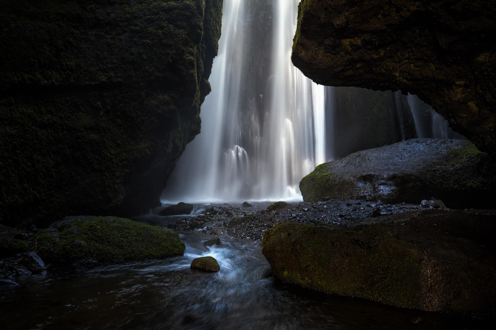 Hidden waterfall