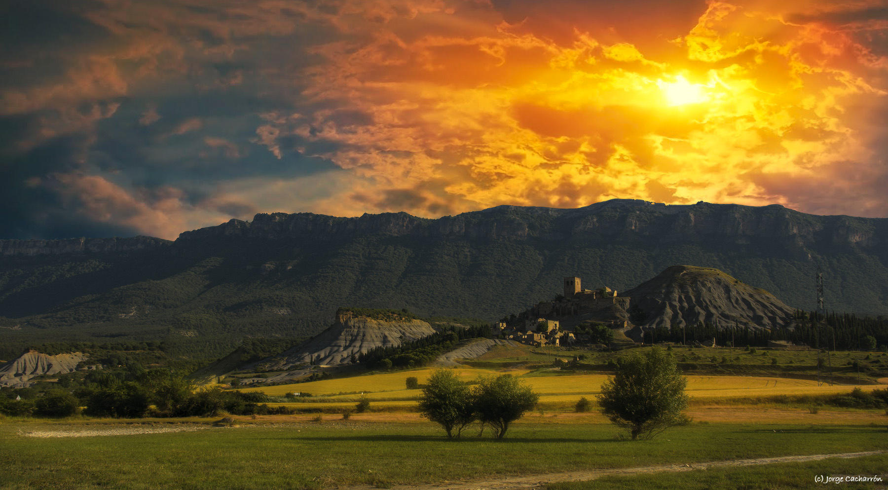 Atardecer (Camino Aragonés)