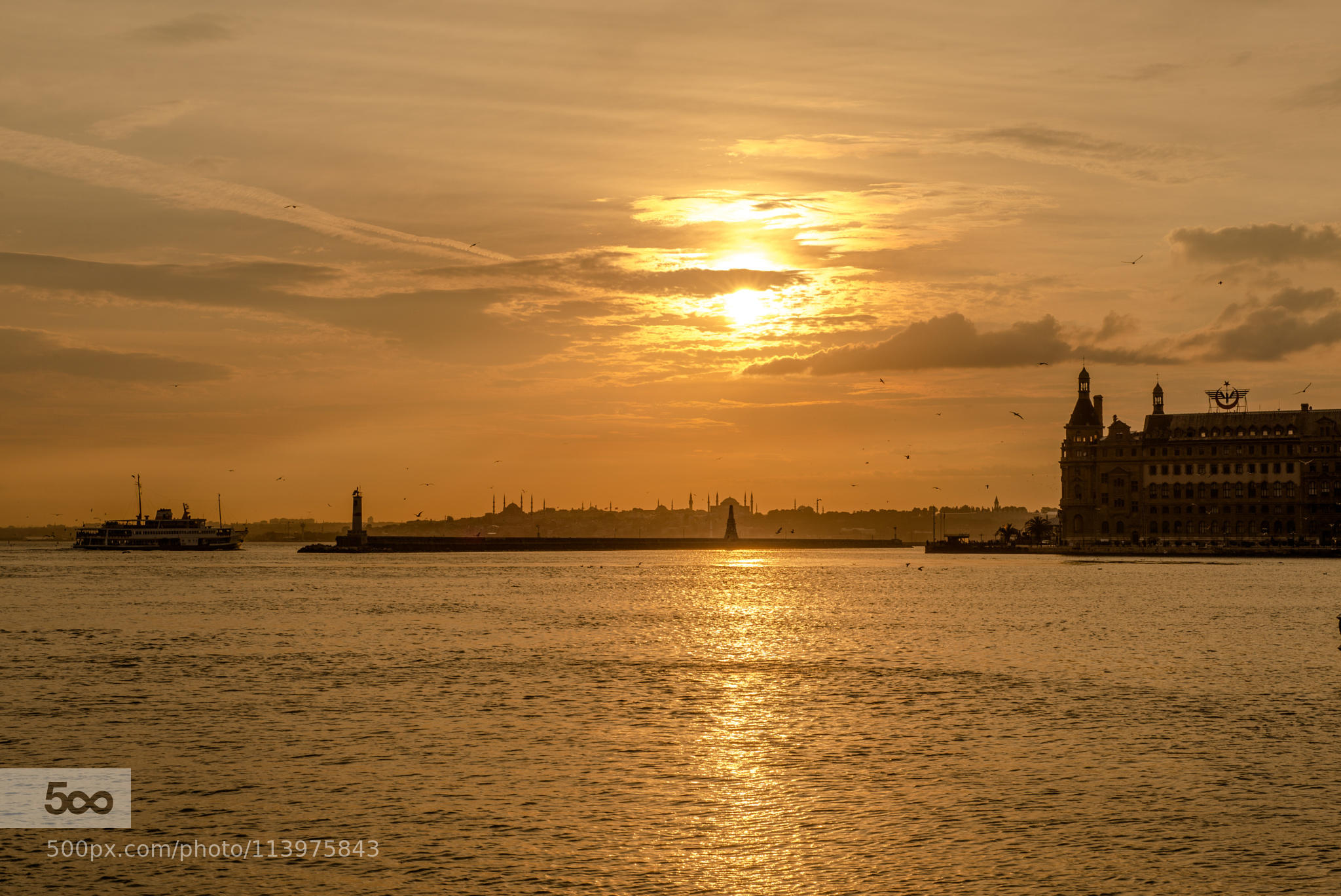 Sunset in Istanbul