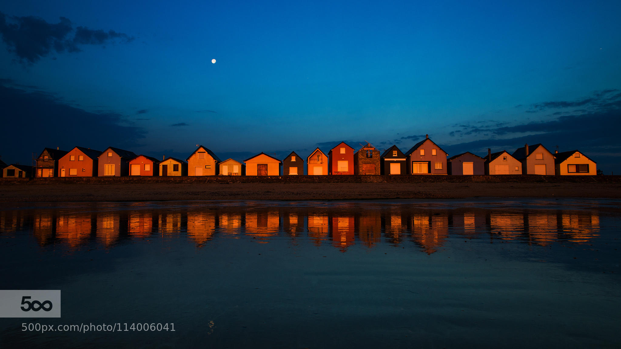 Les cabanes du bord de mer