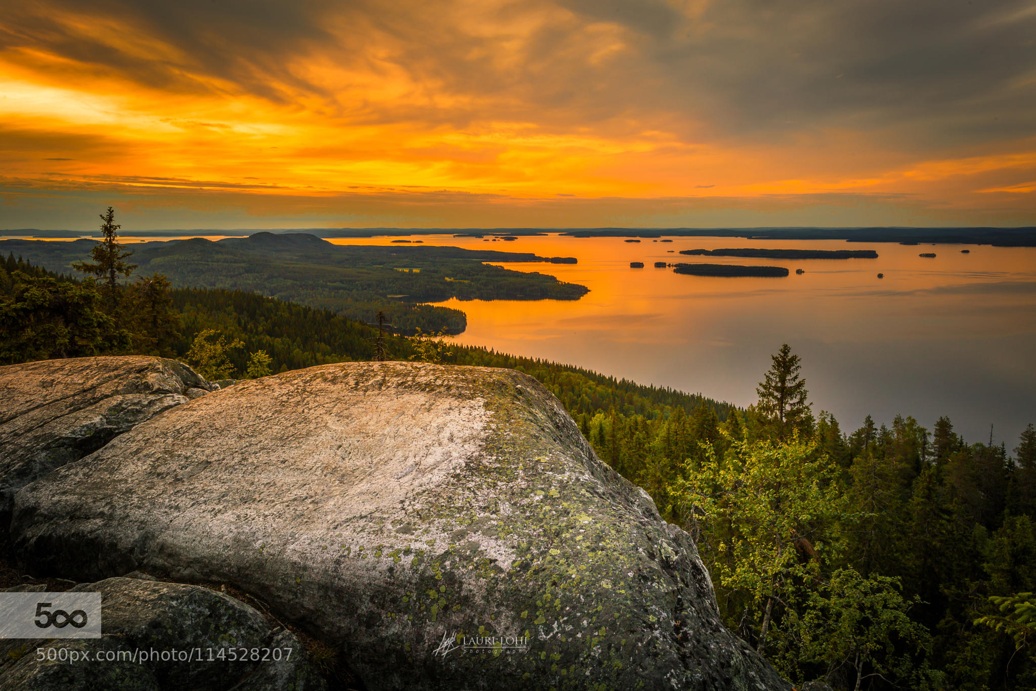 Sunset at Koli II