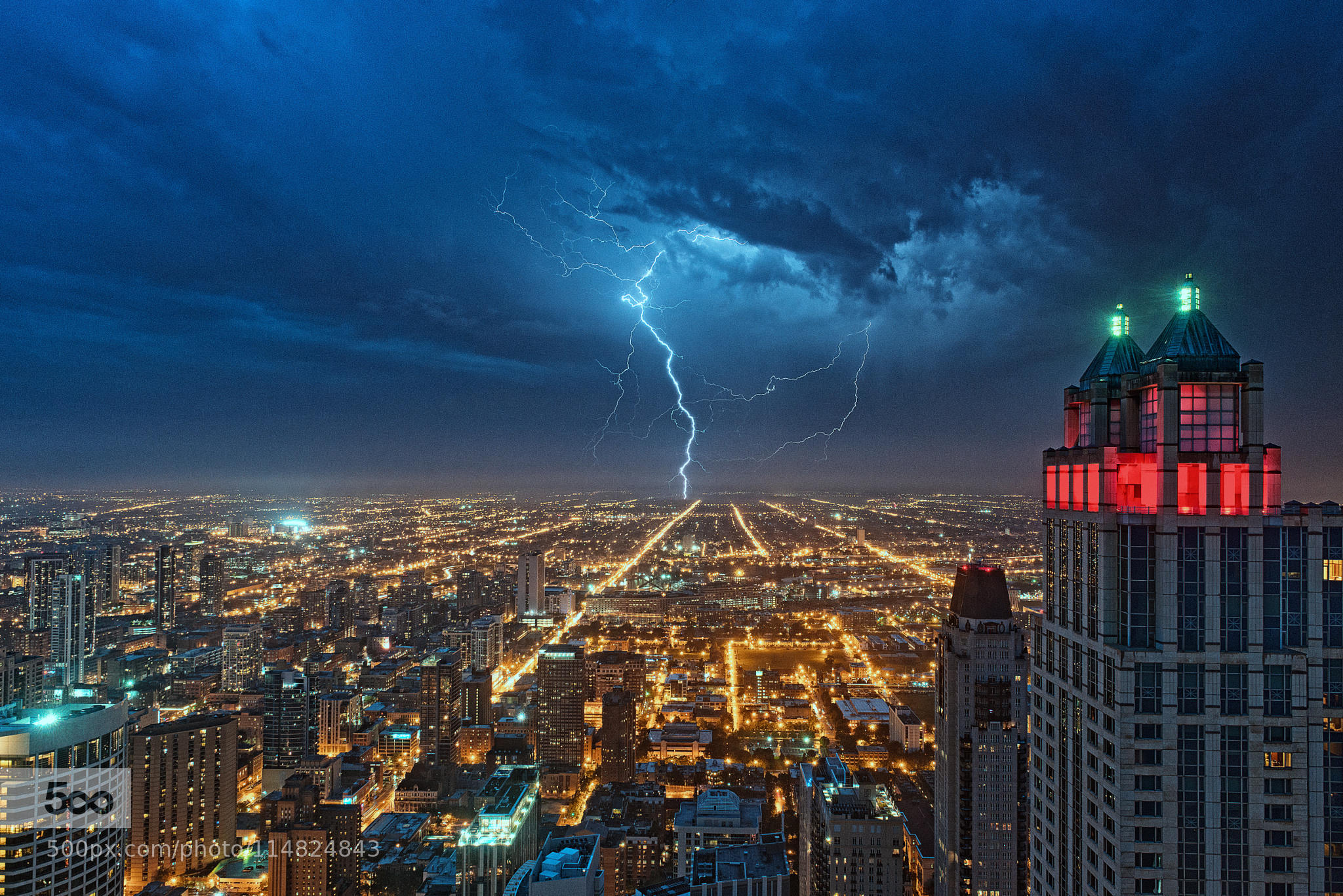 Blue Hour Storm