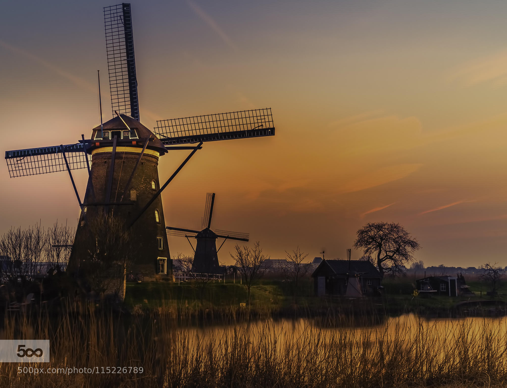 Kinderdijk, Holland.