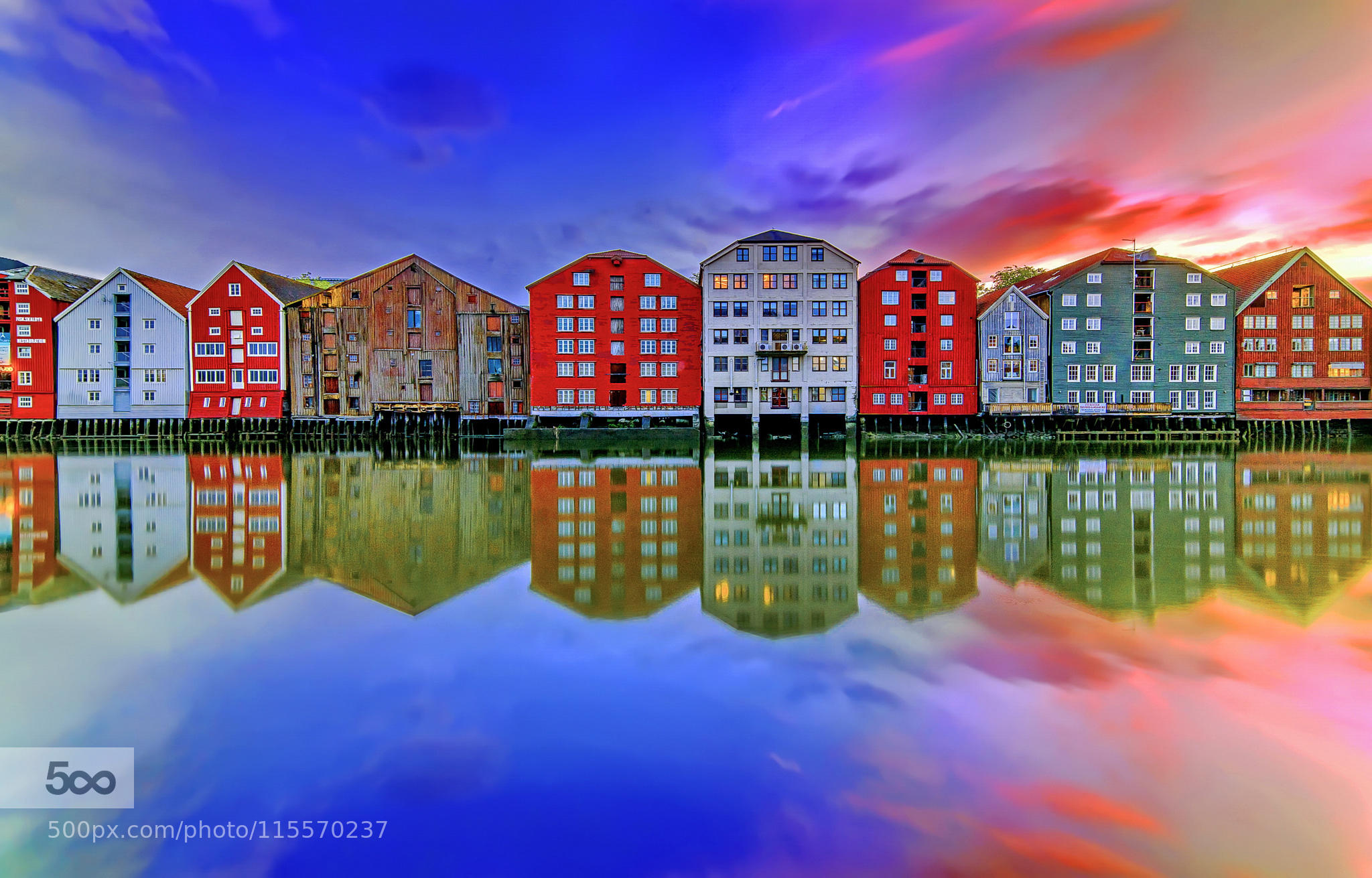 Nidelva the Mirror of Trondheim