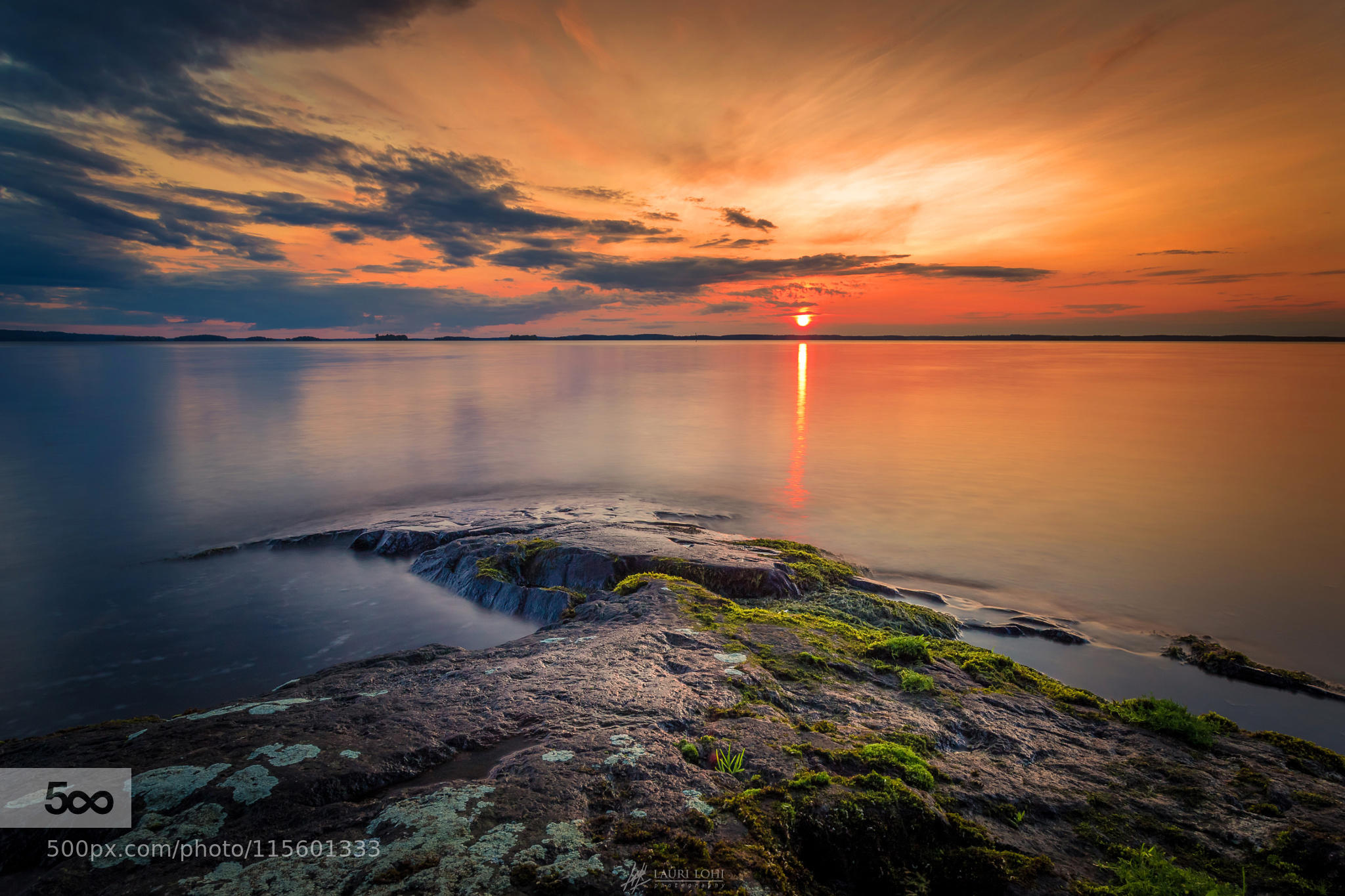 Summer evening in Finland