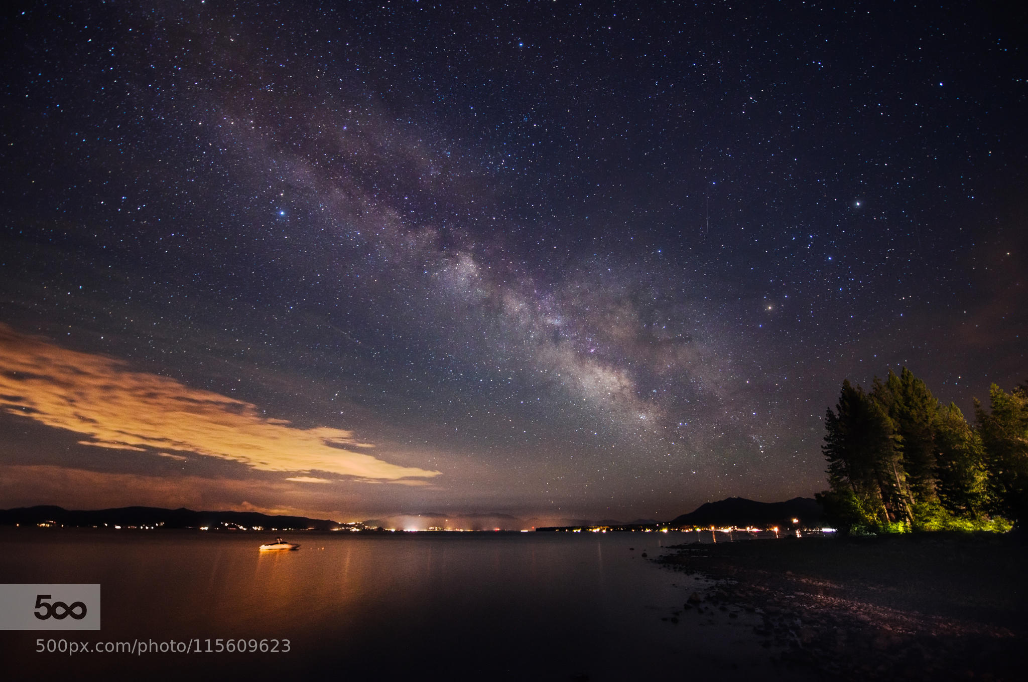 Quiet Night at the Lake