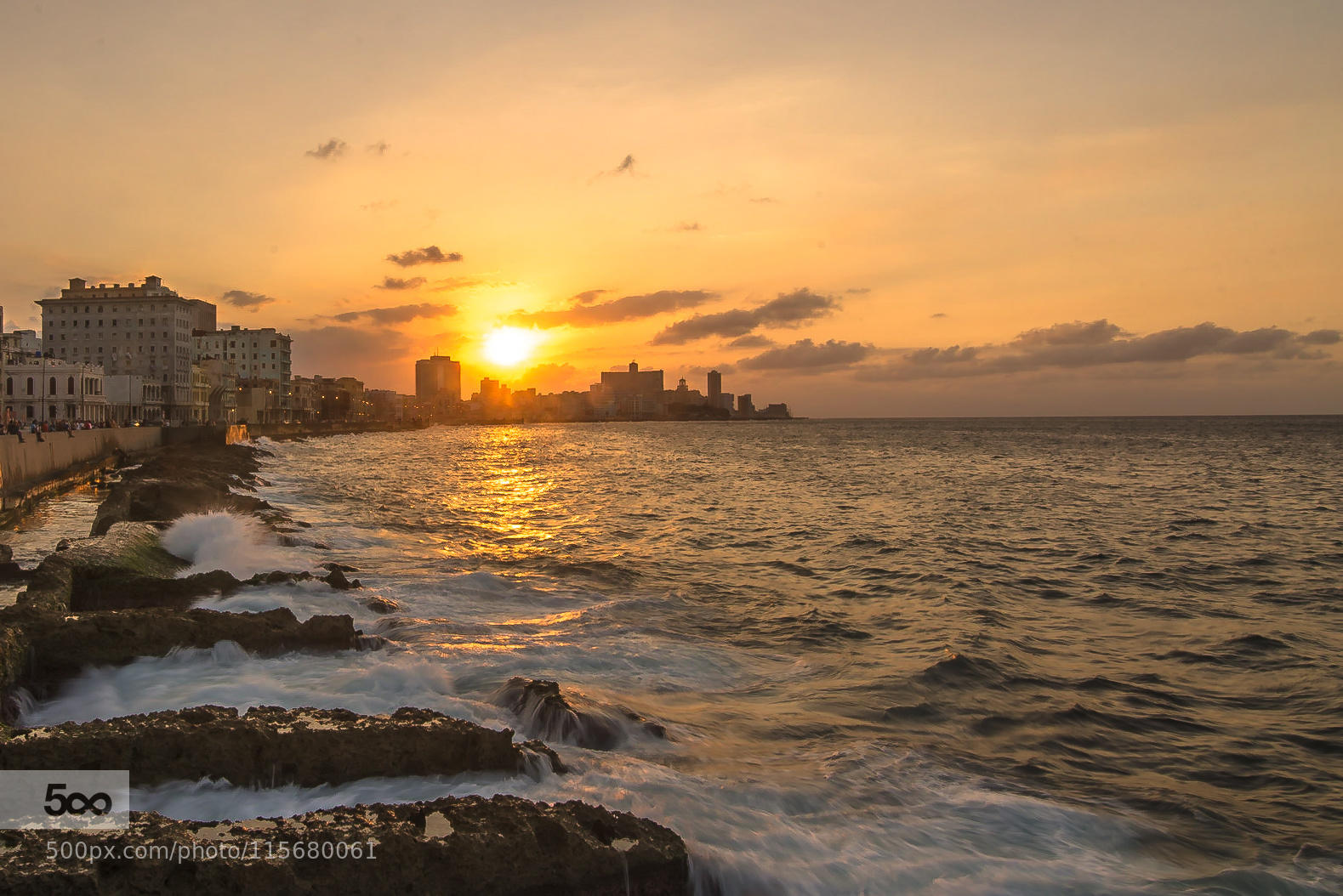 Sunset in Havana