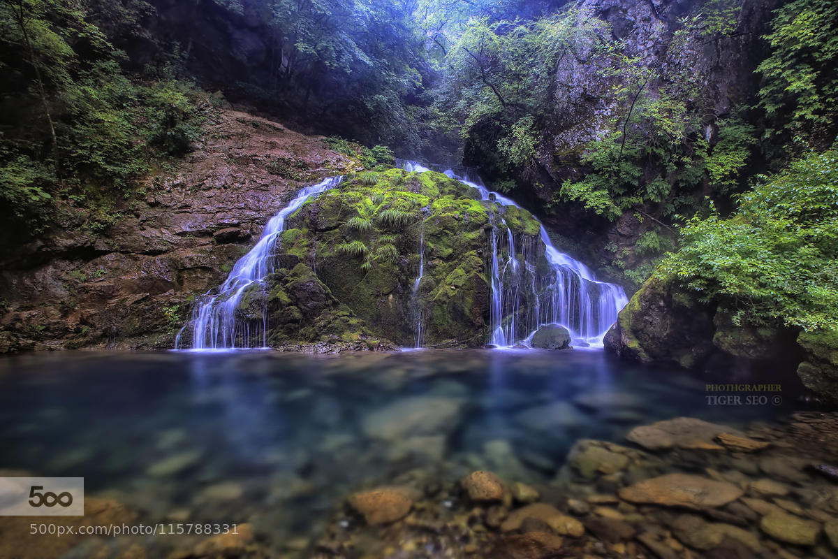 Waterfall in the morning