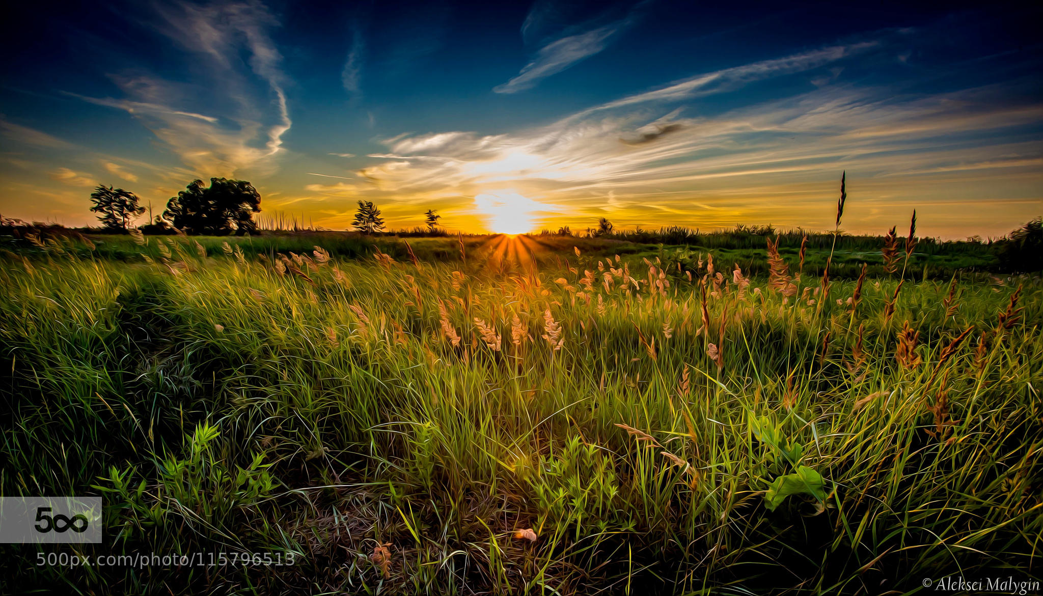 Summer sunset - game of light...