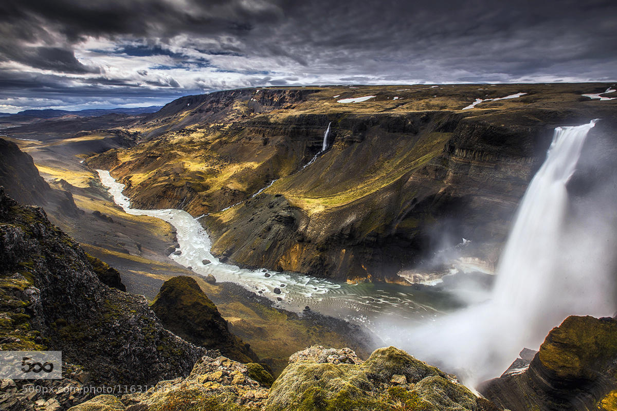 Haifoss   and river Fossa