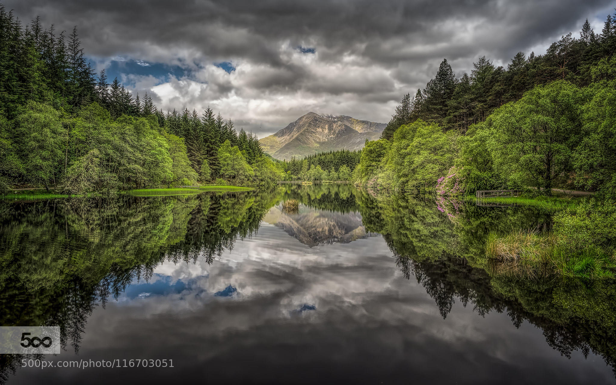 Glencoe Lochan Reflection