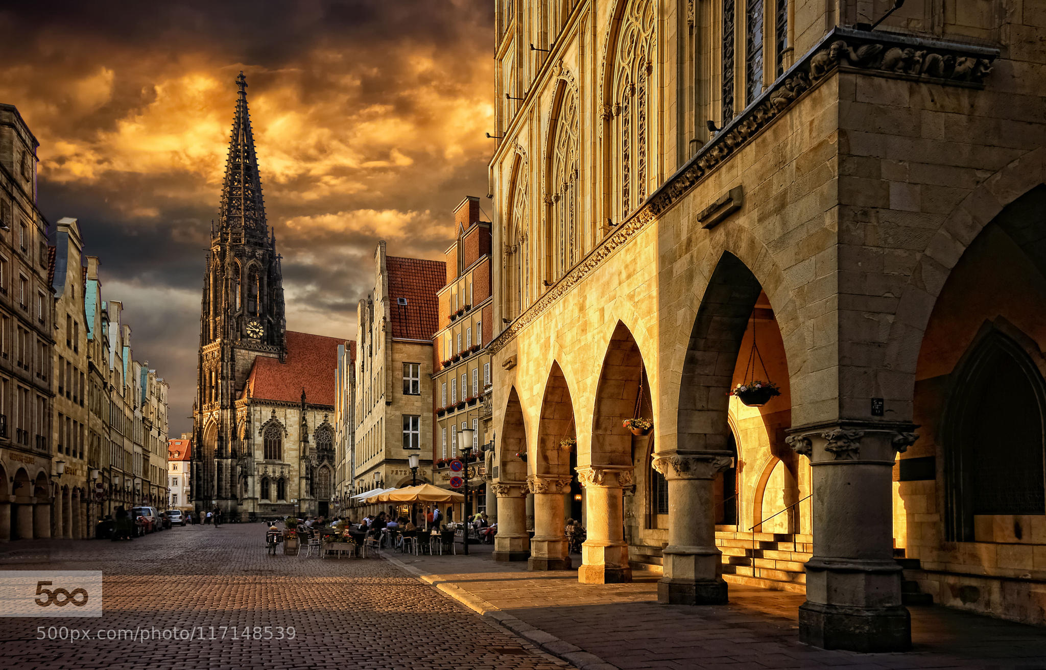 Sunset in Münster