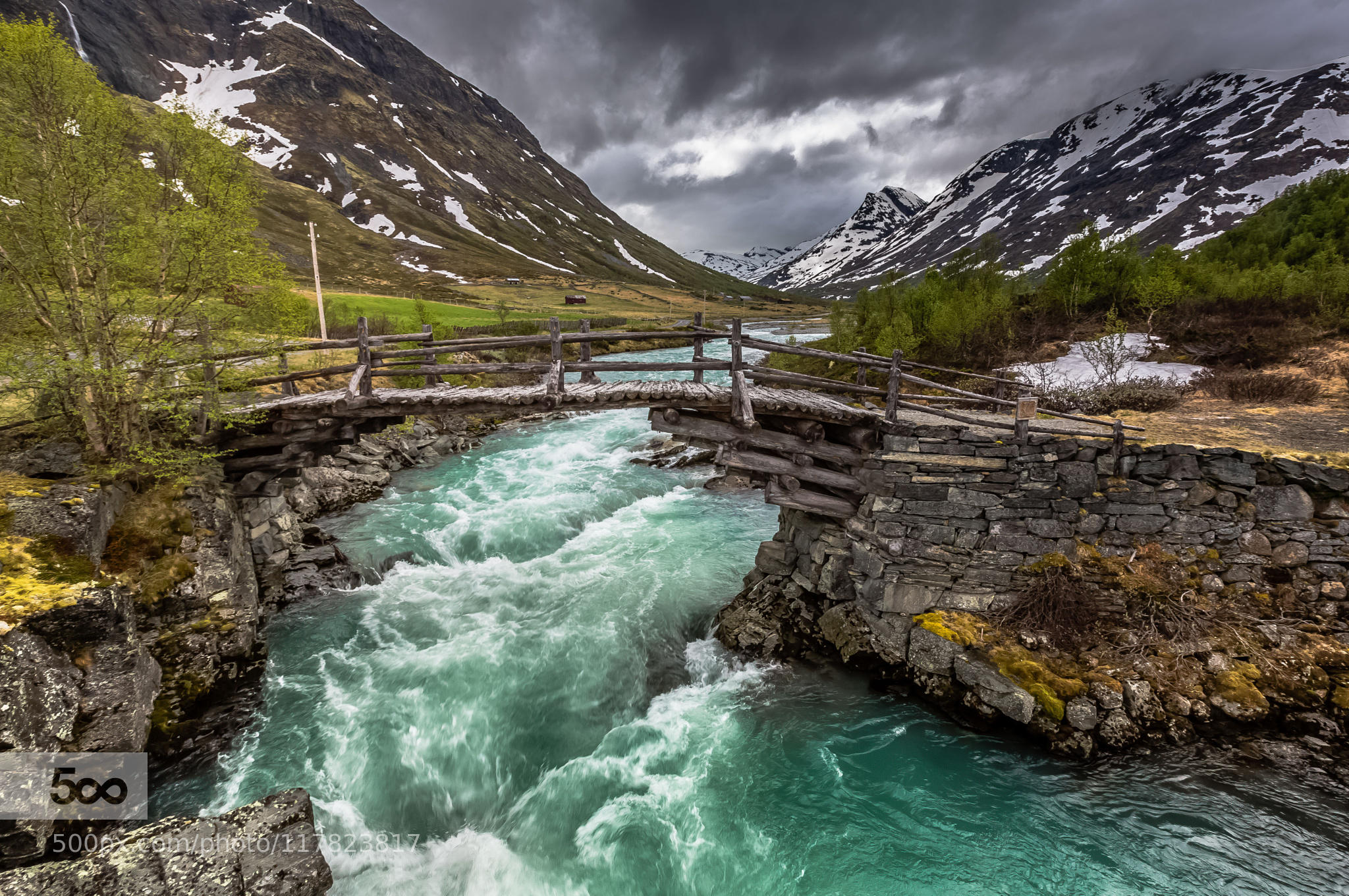 Little bridge Jotunheimen Norway