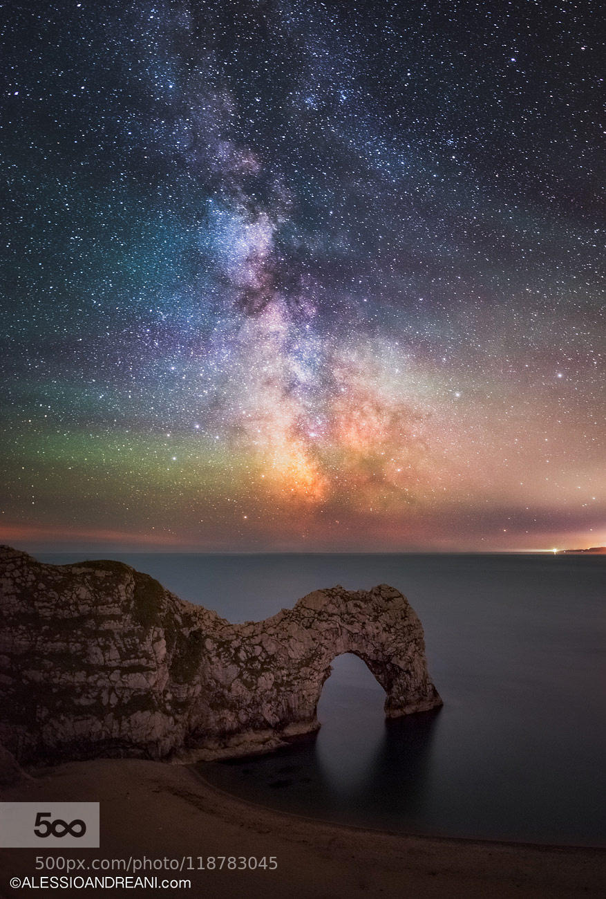 Durdle Door Arch at Night