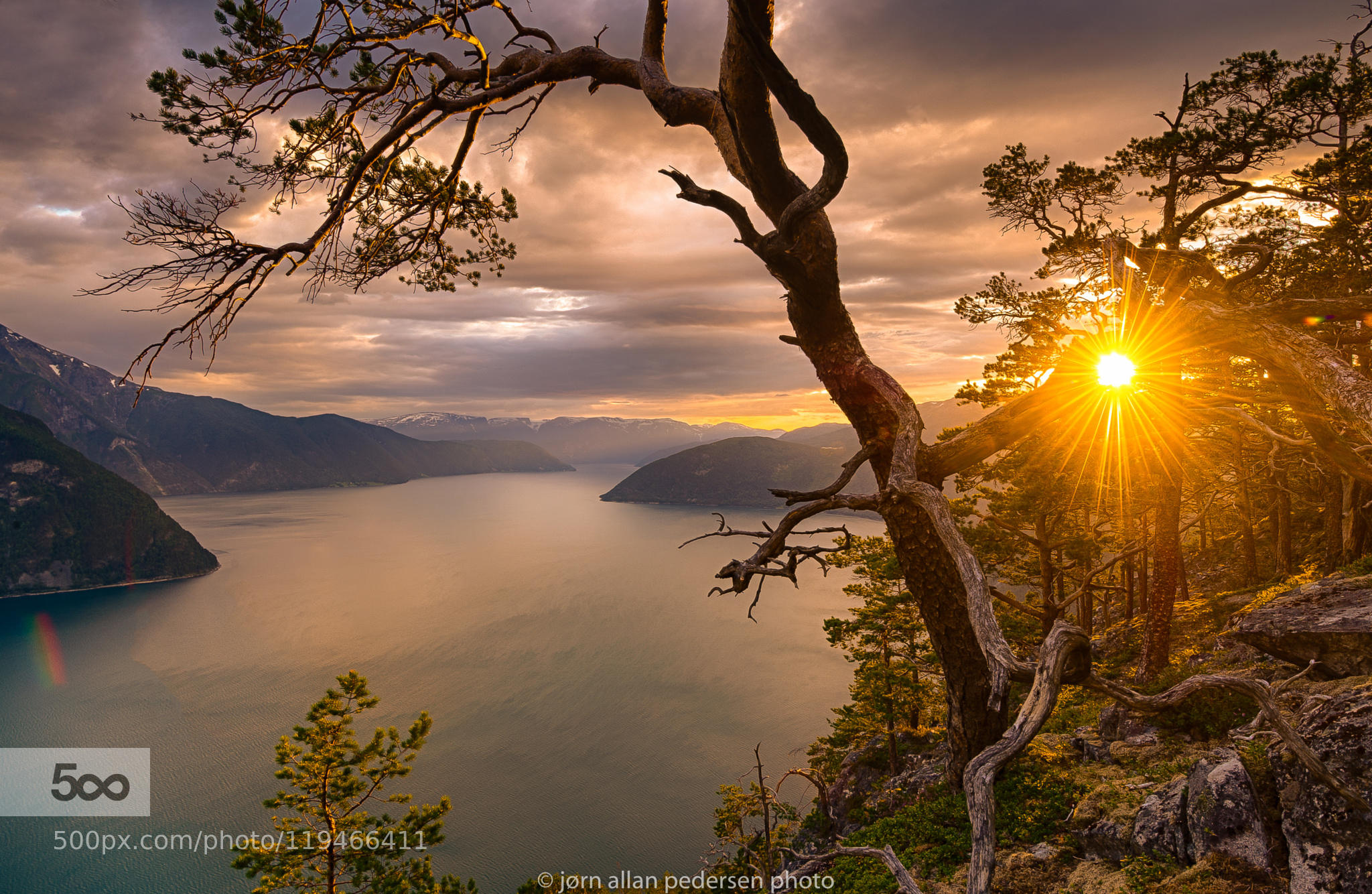 Rays over Sognefjorden