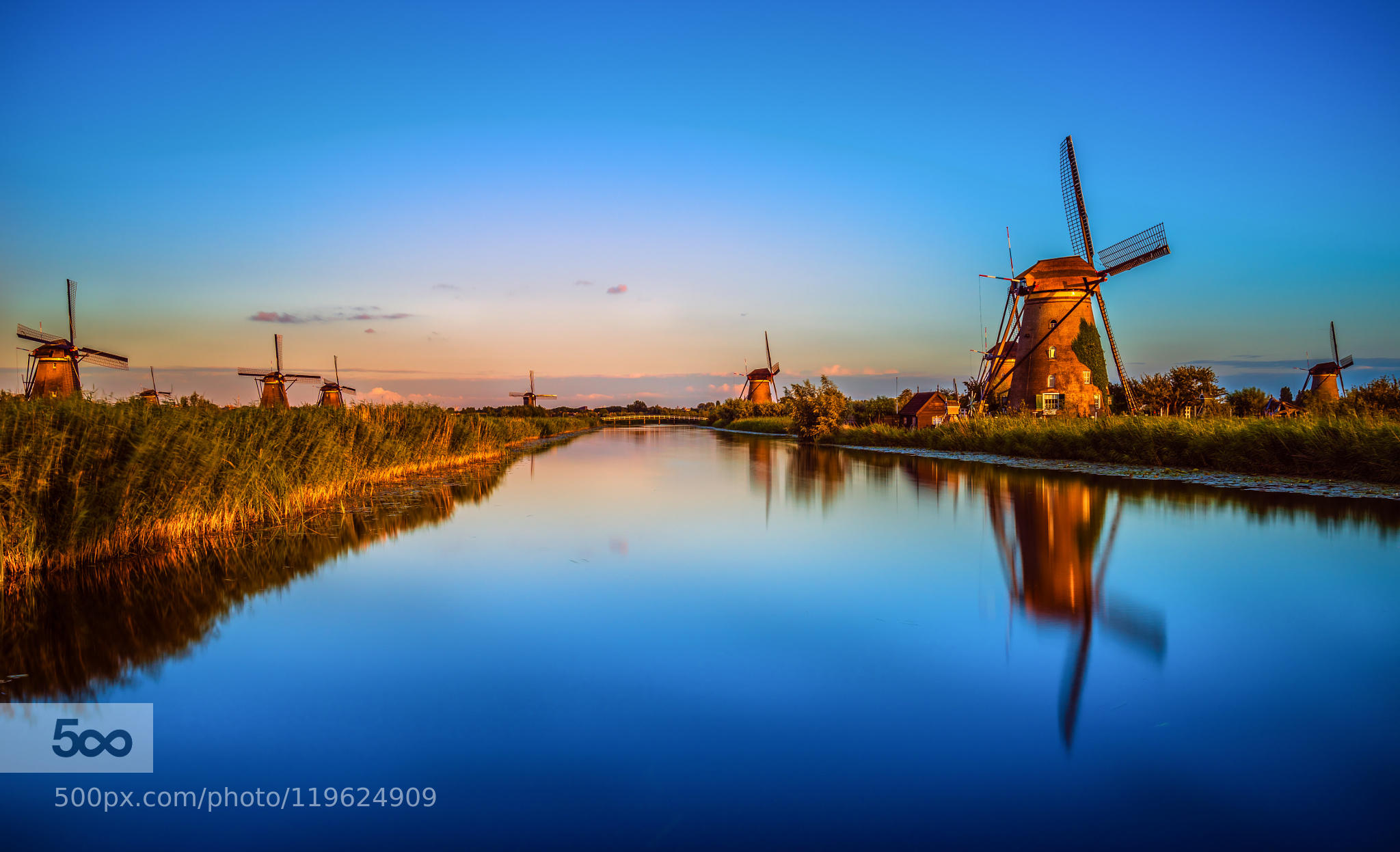 Windmills of Holland.