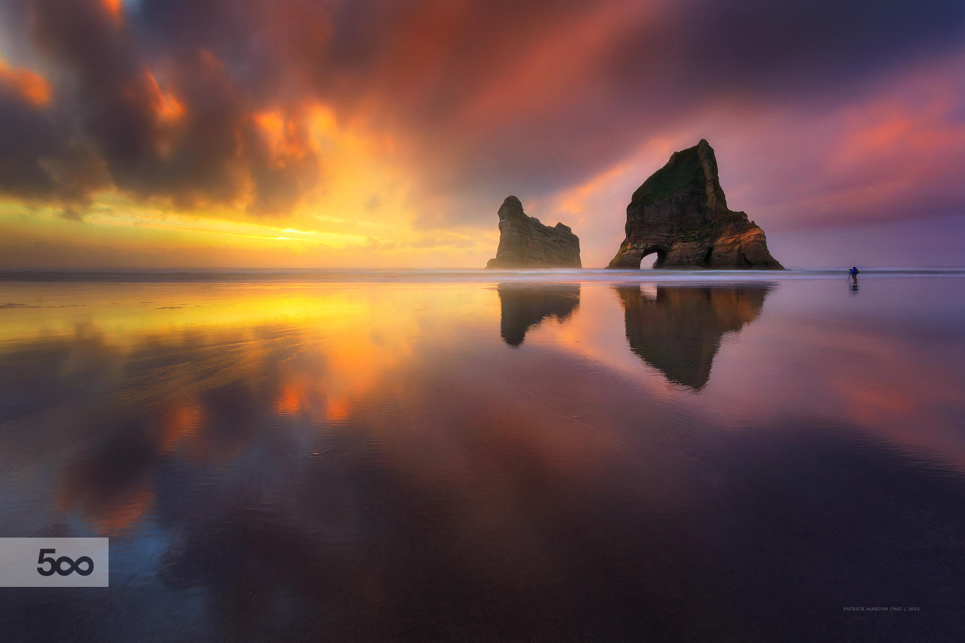 Colossal Stacks of Wharariki, New Zealand