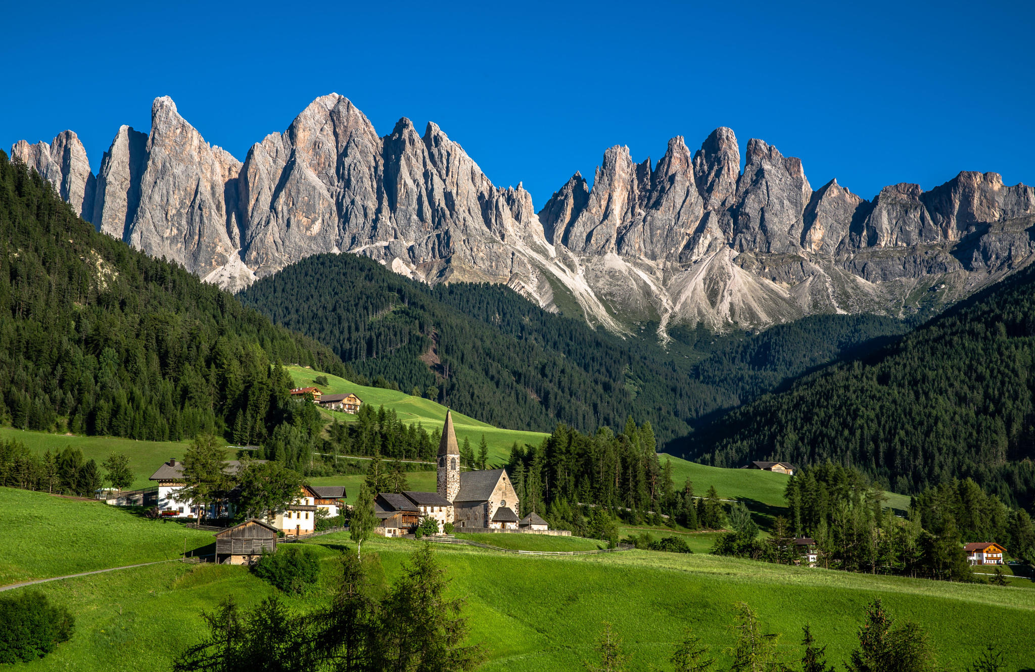 Santa Maddalena, Dolomites, Italy