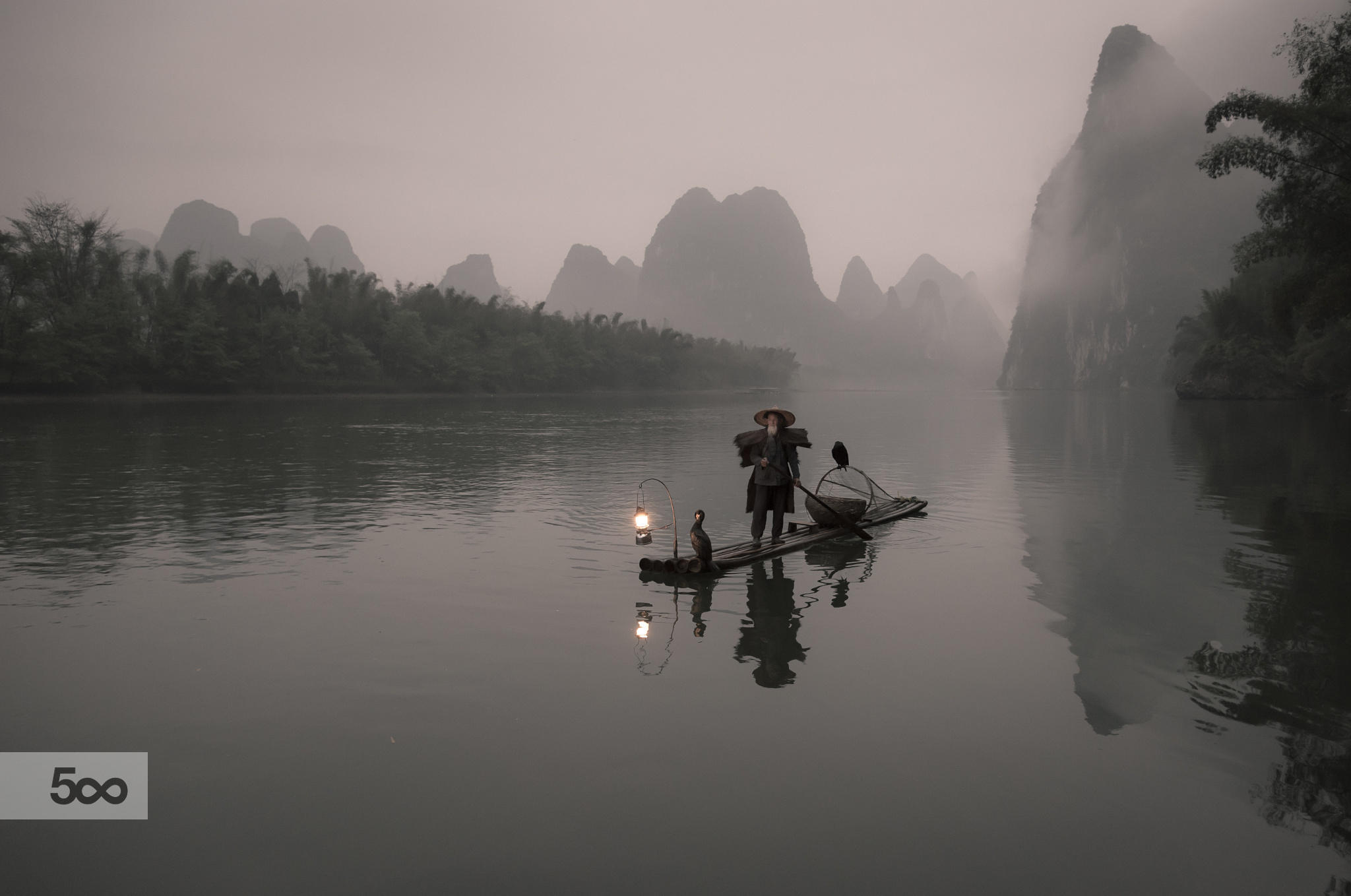 漓江边上二(By the Li River II)