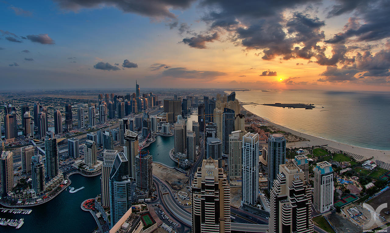 Dubai Marina Sunset