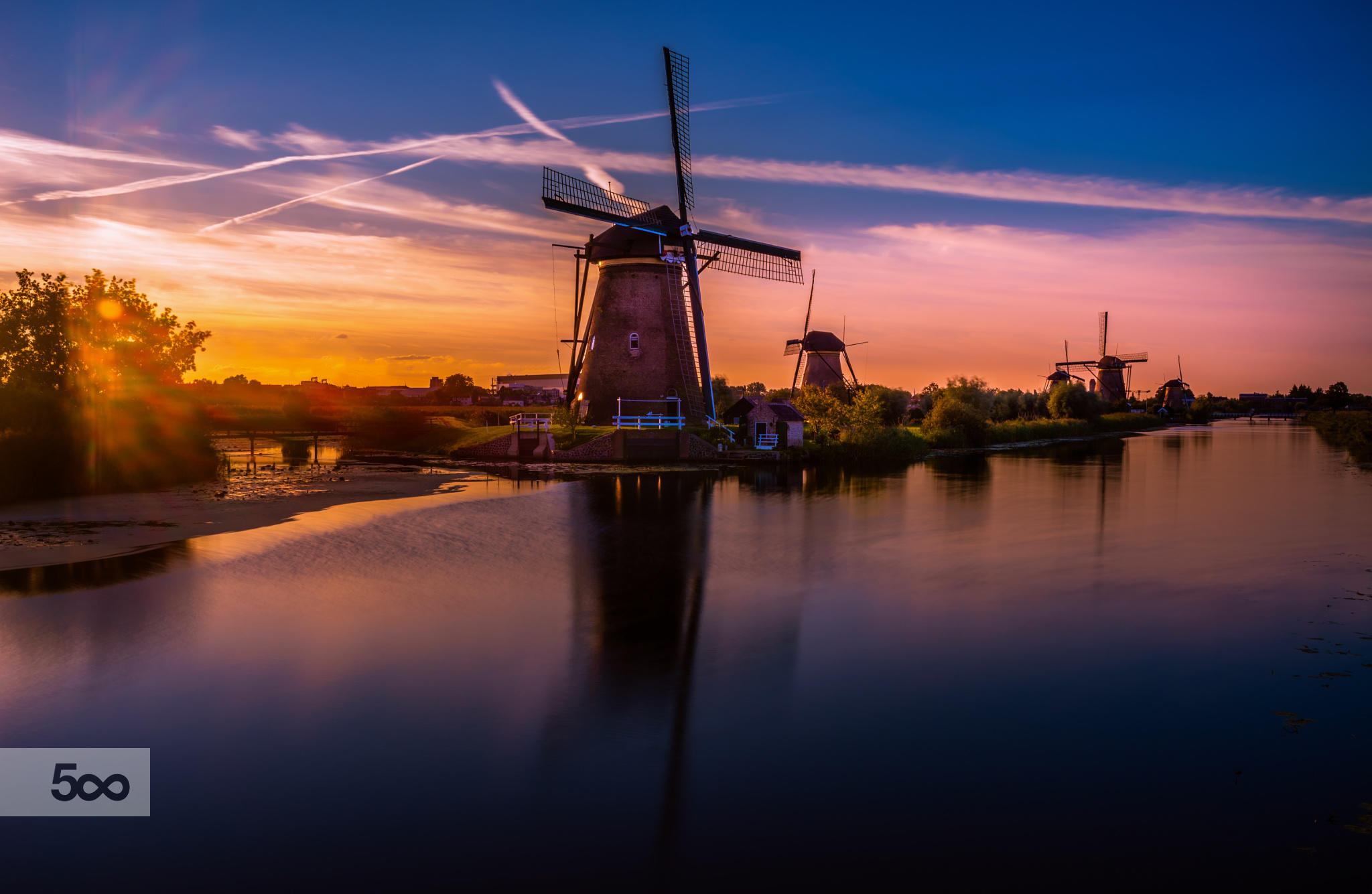 Windmills of Holland.