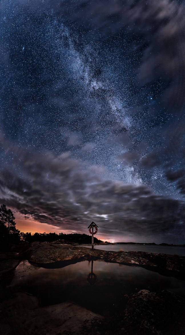 Cloudy Milky Way