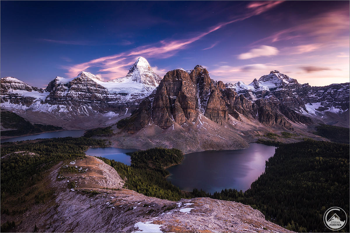 Alpen Glow - Assiniboine