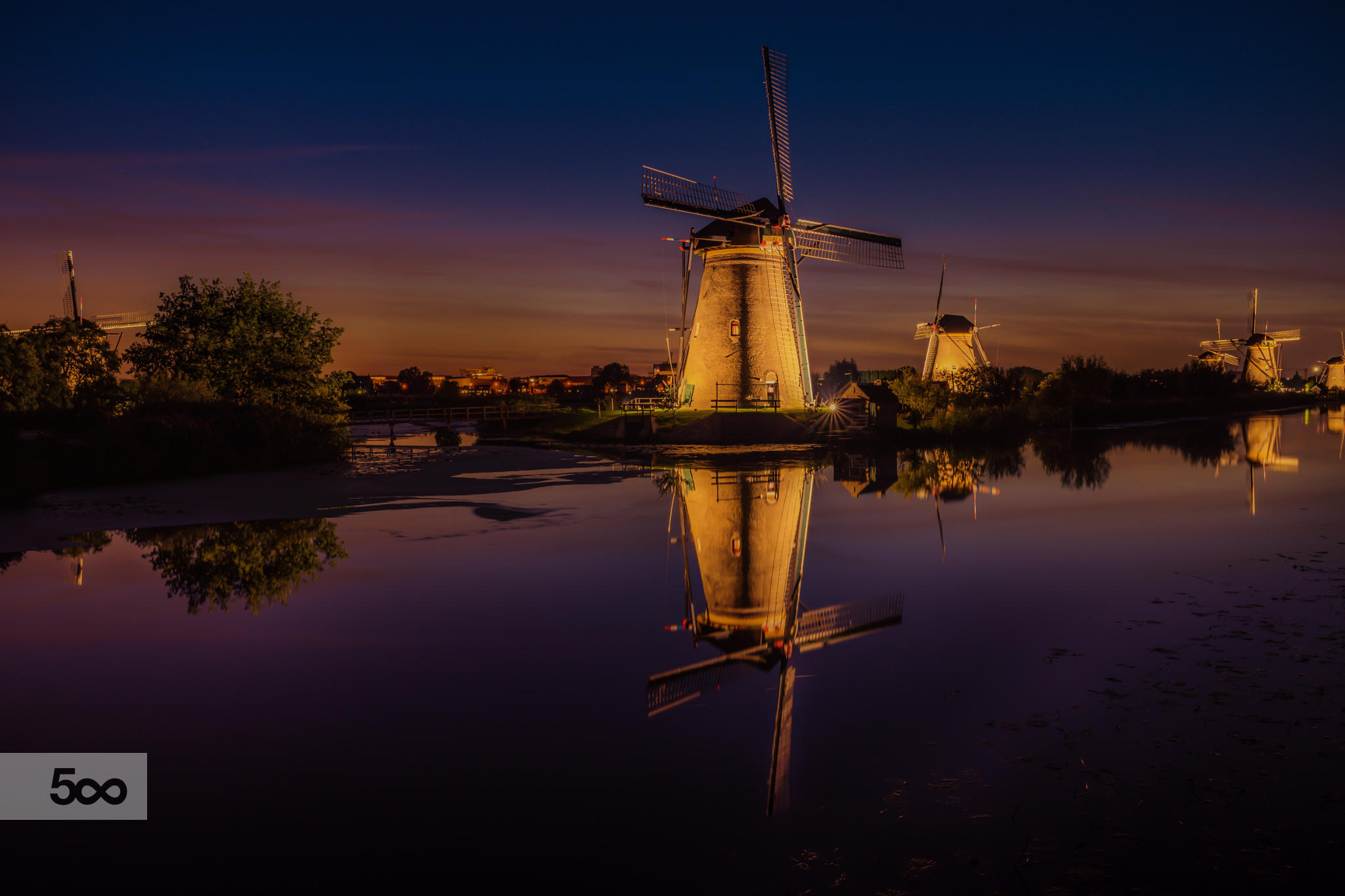 Windmills of Holland.