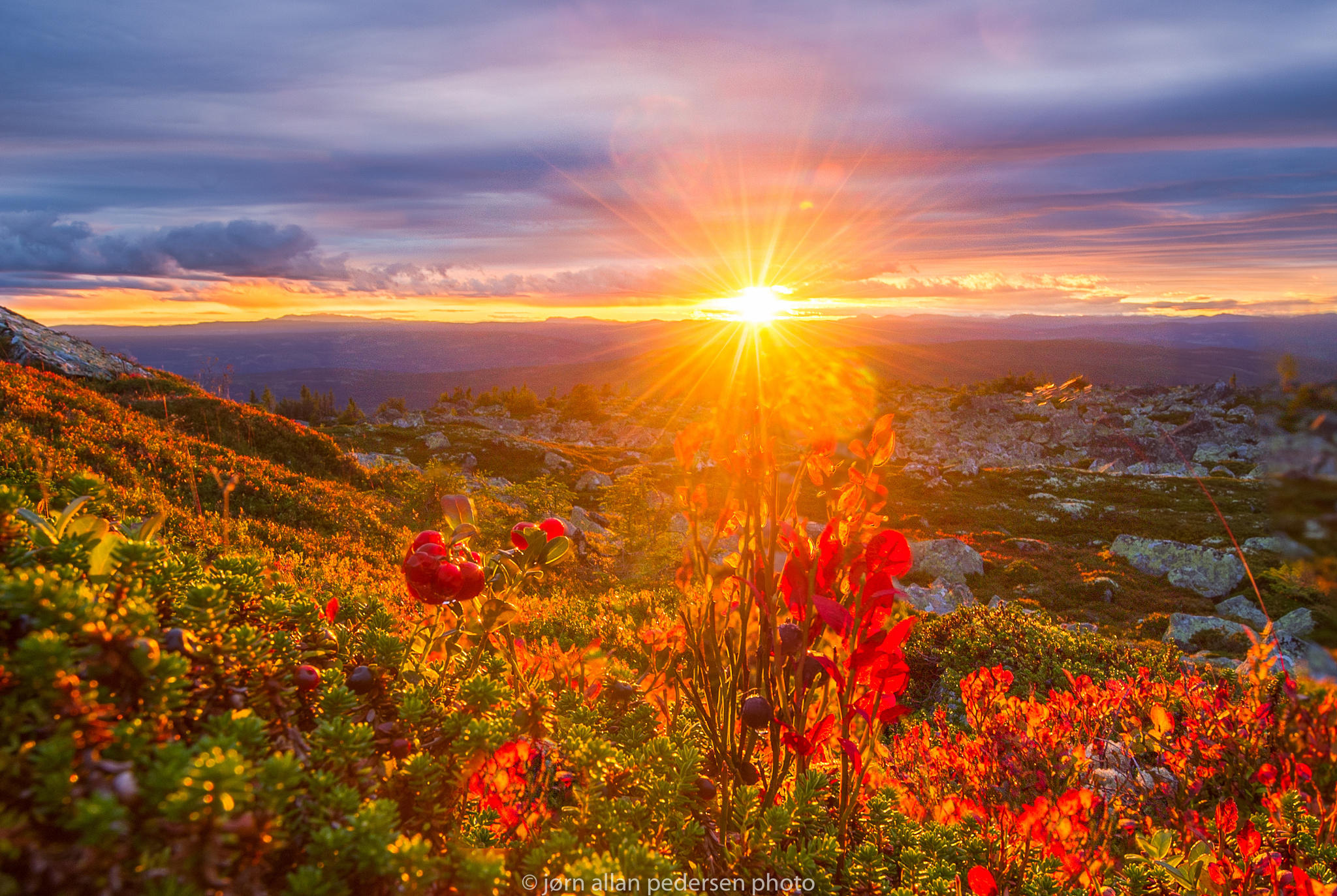 Autumn on top of the mountain